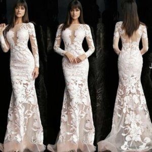 Jovani Sheath Wedding Gown